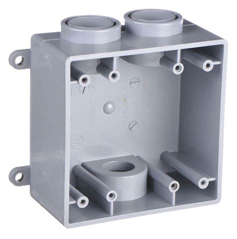 electrical box outdoor plastic two gang three inlets|2.